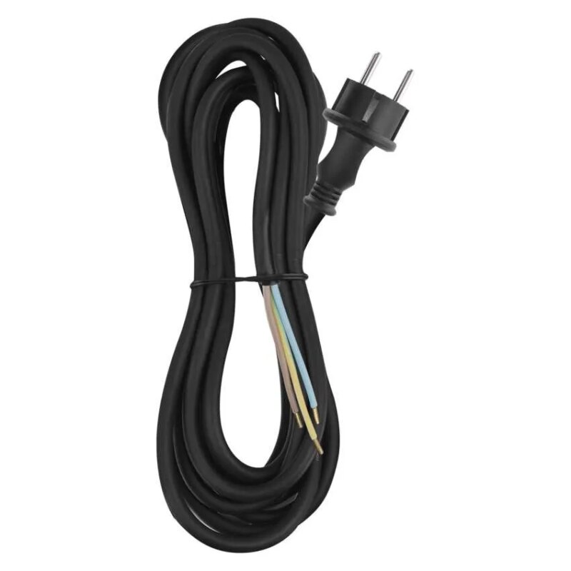 Cablu de alimentare EMOS S03250N flexibil izolatie cauciuc/neopren 3x1.5mm2 H07RN-F 5m negru Cablu de alimentare EMOS S03250N flexibil izolatie cauciuc/neopren 3x1.5mm2 H07RN-F 5m negru