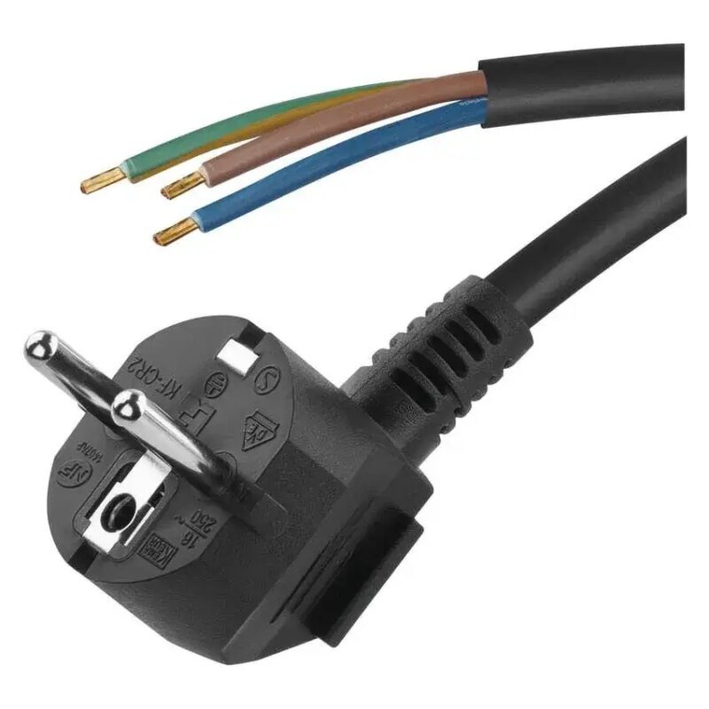 Cablu de alimentare EMOS S18323 flexibil izolatie PVC 3x1.5mm2 3m negru 1 Cablu De Alimentare Emos S18323 Flexibil 3x15mm2 3m