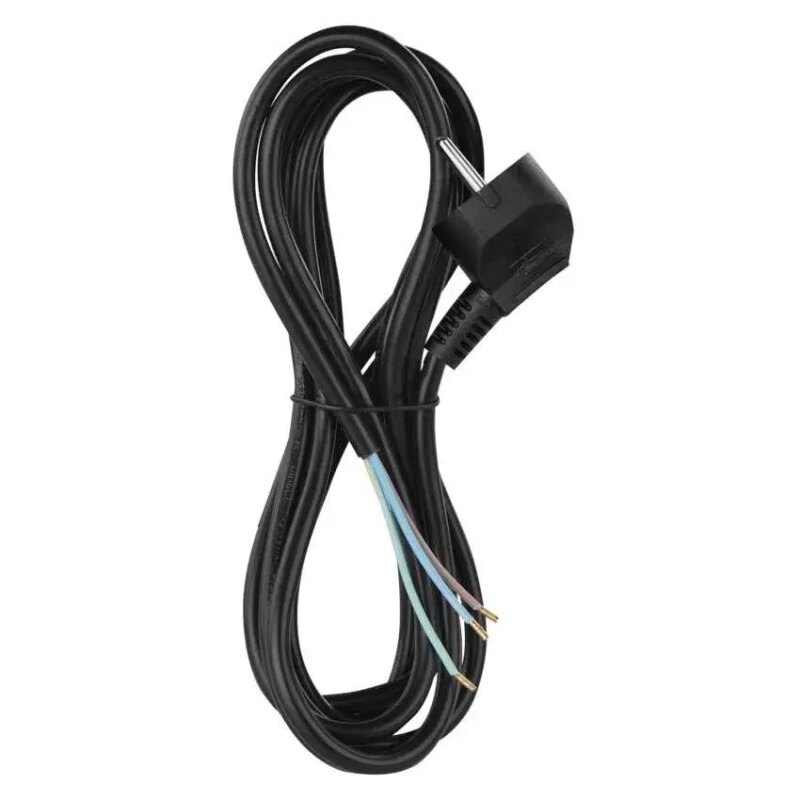 Cablu de alimentare EMOS S18372 flexibil izolatie PVC 3 0.75mm2 2m negru Cablu de alimentare EMOS S18372 flexibil izolatie PVC 3 0.75mm2 2m negru