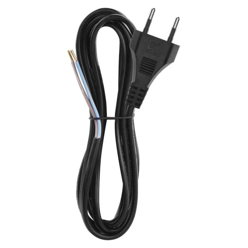 Cablu de alimentare EMOS S19272 flexibil izolatie PVC 2 0.75mm2 2m negru Cablu de alimentare EMOS S19272 flexibil izolatie PVC 2 0.75mm2 2m negru