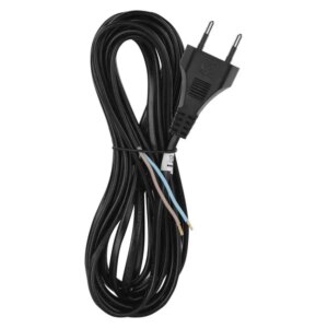 Cablu de alimentare EMOS S19275 flexibil izolatie PVC 2 0.75mm2 5m negru