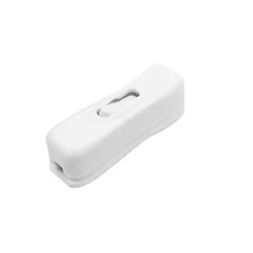 Intrerupator pe fir alb 2A-250VAC OJ-304-WH Intrerupator pe fir alb 2A-250VAC OJ-304-WH