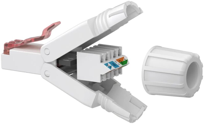 Mufa retea RJ45 8P8C UTP Cat6 conectare fara scule AWG22(0.65mm)-24(0.5mm) Goobay 65942 1 Mufa Retea Rj45 8p8c Utp Cat6 Conectare Fara Scule Awg22065mm 2405mm Goobay 65942