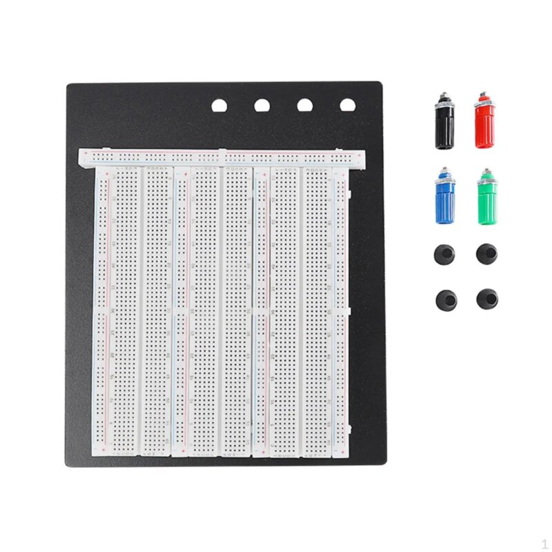 Placa test Breadboard cu 2390 de puncte de conectare 20-29AWG 300V/3-5A