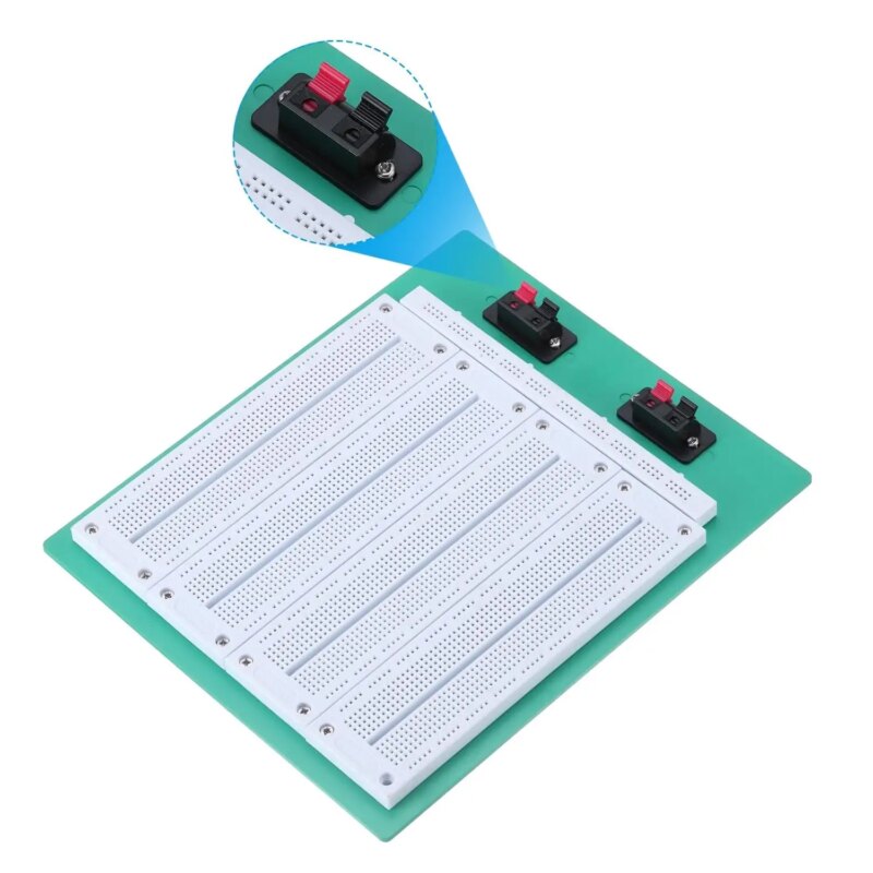 Placa Test Breadboard 2760 Puncte Conectare 20 29awg 300v 3 5a