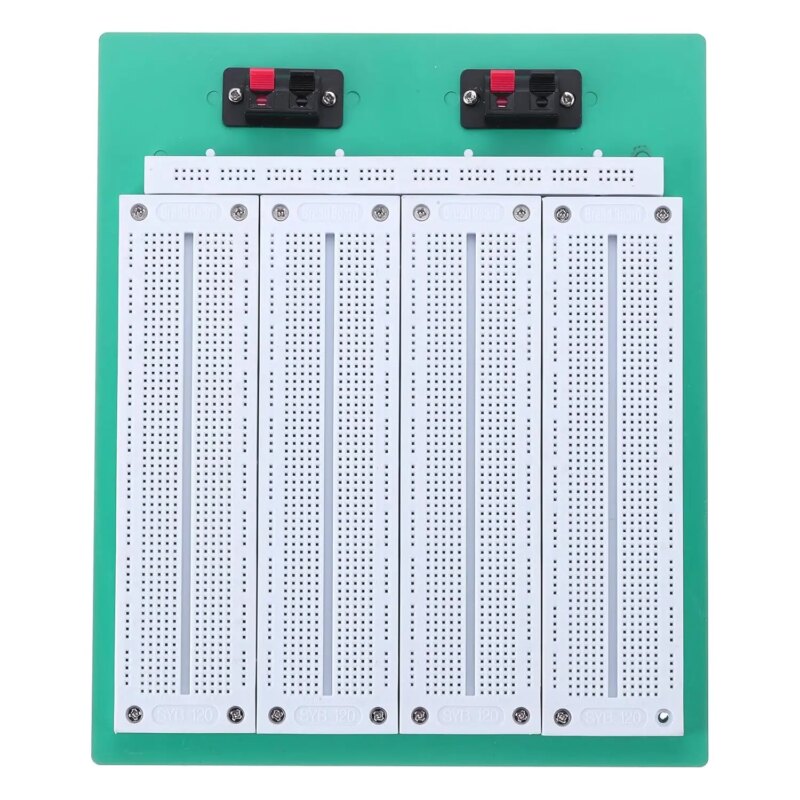 Placa test Breadboard cu 2760 de puncte de conectare 20-29AWG 300V/3-5A