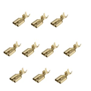 Set 10 papuci alama plati 9.5mm x 1.2mm mama pentru cablu 4/6mm2 VOGT 3835T.60-10