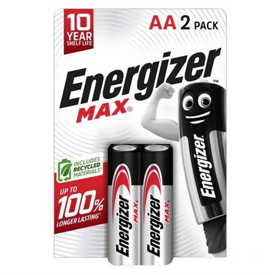 Set 2 baterii AA ENERGIZER MAX ALKALINE POWER UPN-184538 Set 2 baterii AA ENERGIZER MAX ALKALINE POWER UPN-184538