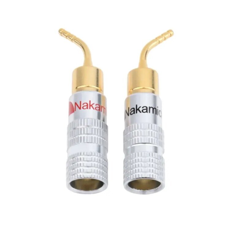 Set 2 mufe banana la 90 grade tata 2mm metal cu surub inel negru si rosu Set 2 mufe banana la 90 grade tata 2mm metal cu surub inel negru si rosu