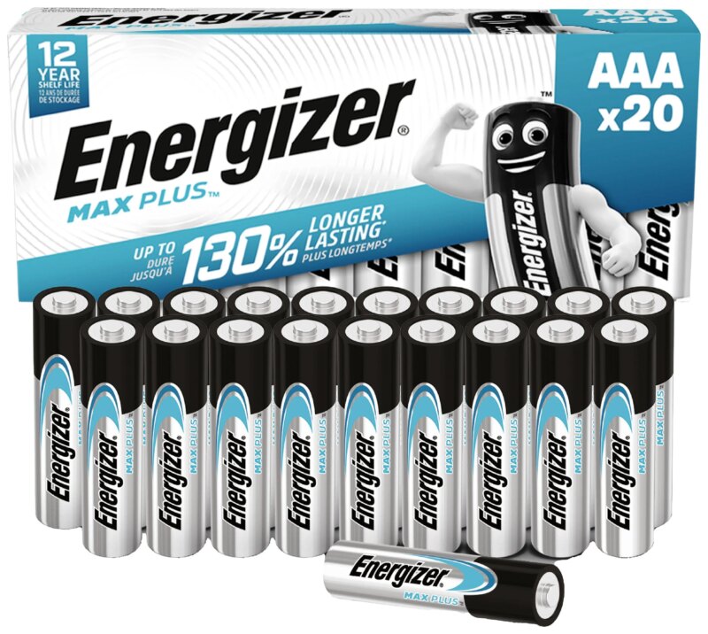 Set 20 baterii AAA ENERGIZER MAX PLUS ALKALINE POWER UPN-182332