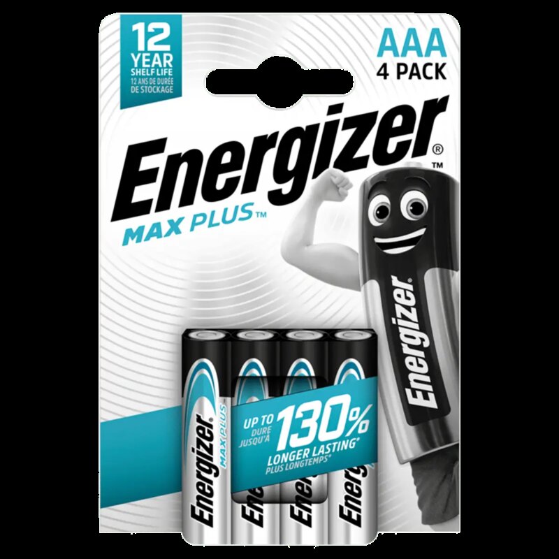Set 4 baterii AAA ENERGIZER MAX PLUS ALKALINE POWER UPN-182292