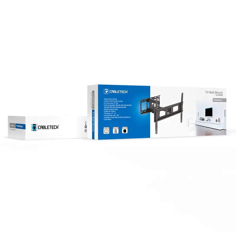 Suport TV de perete Cabletech UCH0205-1 pentru 37-86 inch 50Kg 1 Suport Tv De Perete Cabletech Uch0205 1 37 86 Inch