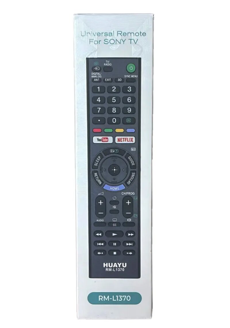 Telecomanda universala compatibila tv Sony RM-L1370 Huayu (329-1) 1 Telecomanda Universala Compatibila Tv Sony Rm L1370 Huayu 329 1