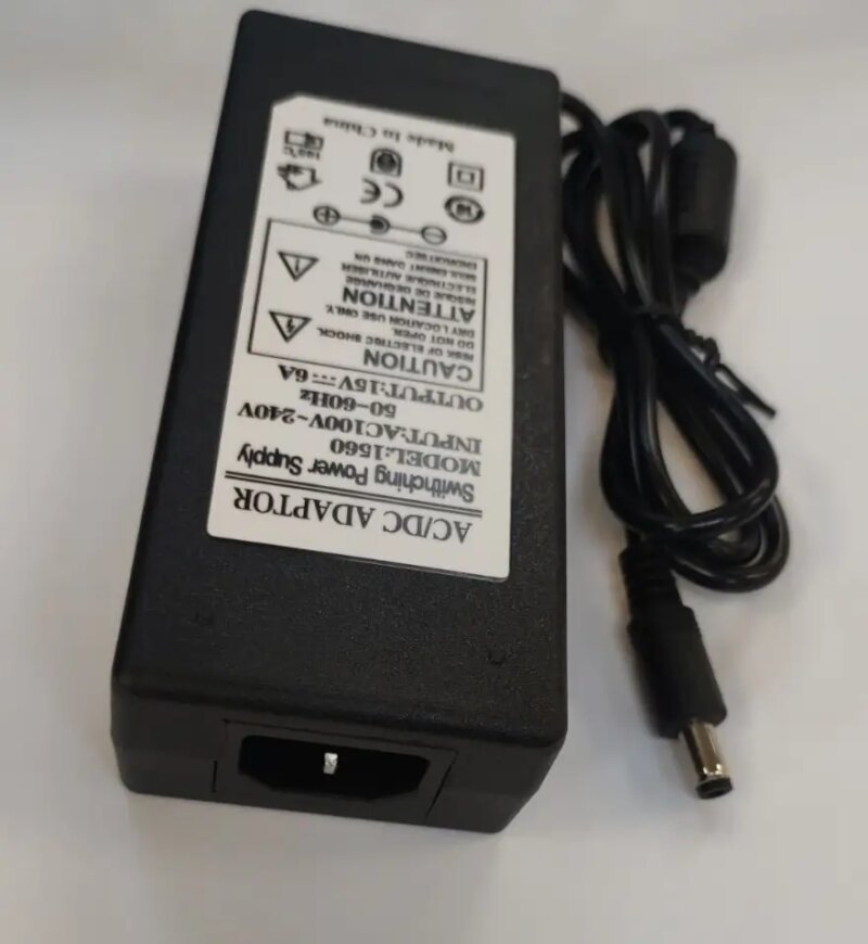Alimentator AC 100-240V - DC 15V 6A cu mufa 5.5x2.5mm fara cablu de alimentare 1 Alimentator Ac 100 240v Dc 15v 6a Cu Mufa 55x25mm