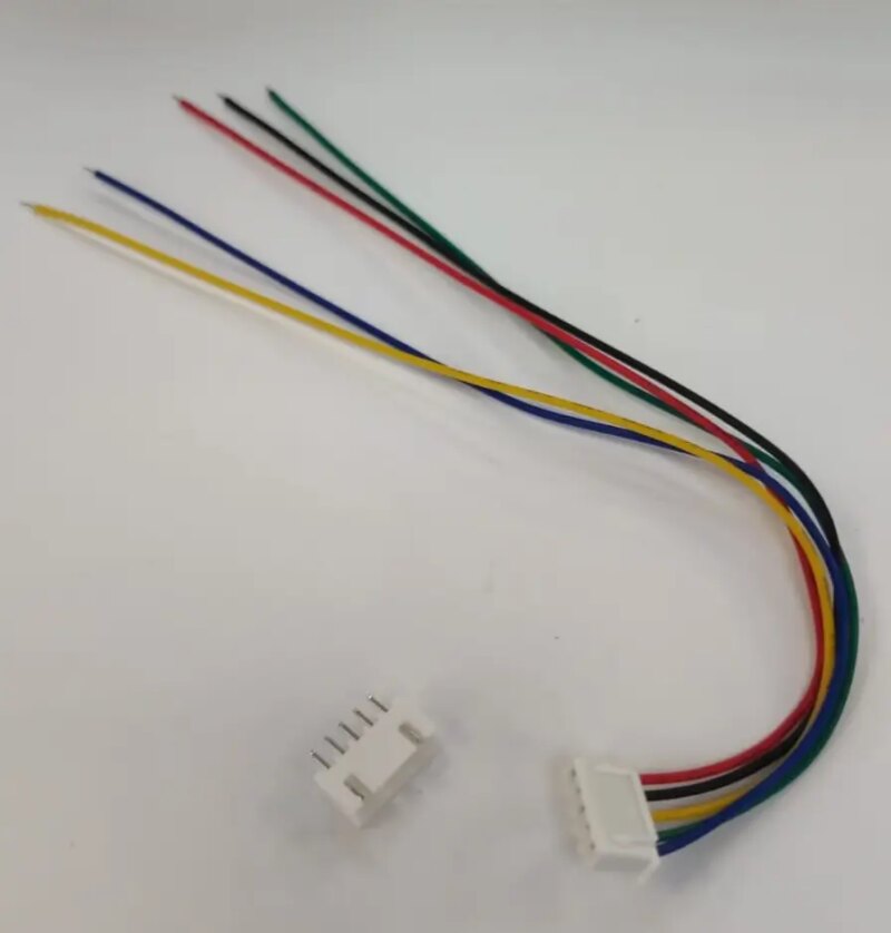Cablu cu conectori 5 pini JST pas 2.54mm mama + tata PCB