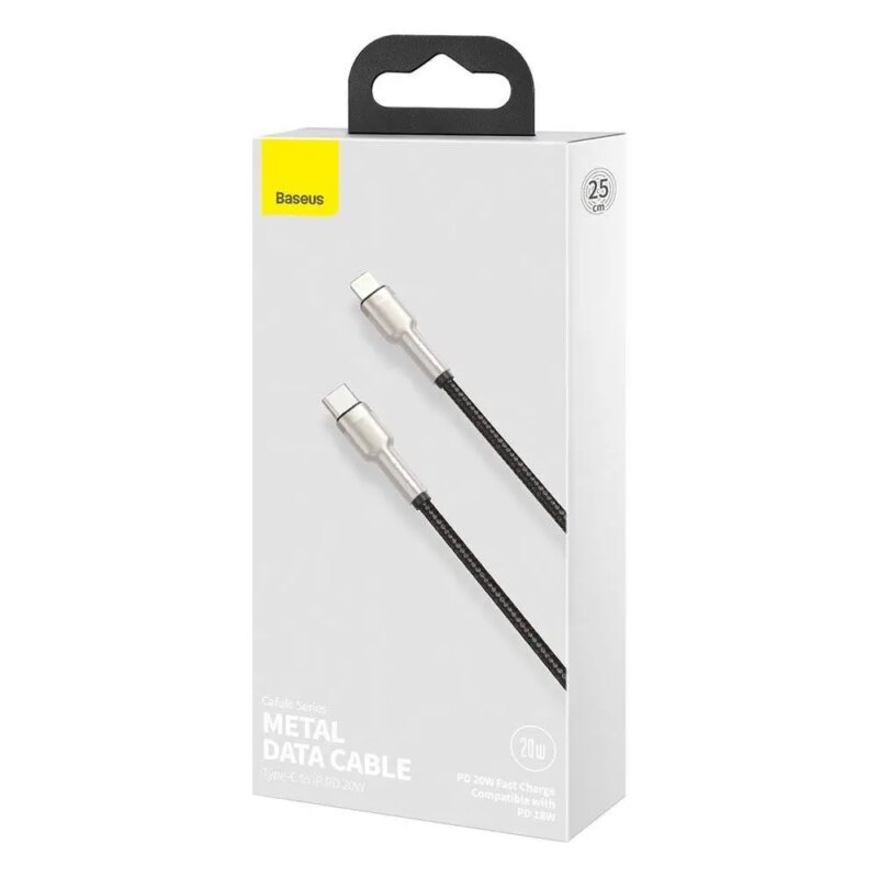 cablul baseus catljk 01 usb c lightning 25cm 20w suport apple pd date 3