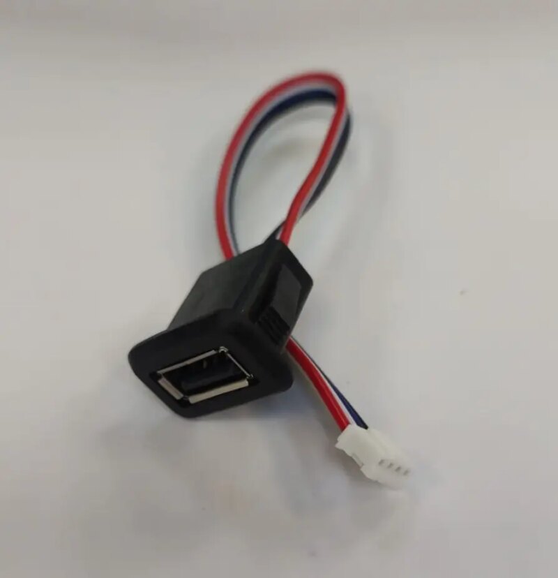 Mufa 1x USB2.0-A mama panou gabarit mic 4 fire cu PH2.0 18xH10mm
