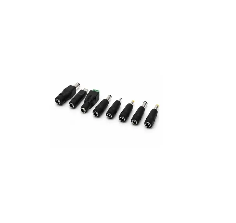 Set 8 Mufe Adaptoare De Alimentare Dc 21 55mm