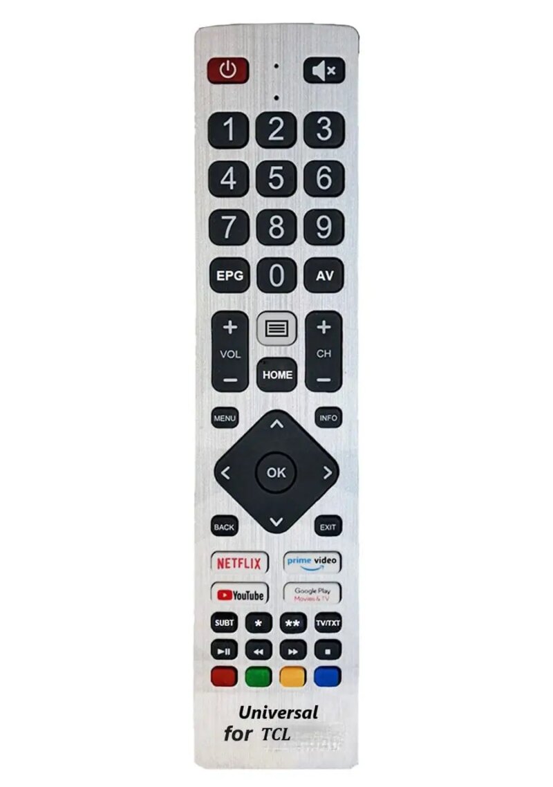 Telecomanda universala compatibila TV TCL IR (infrarosu) 45 Keys-Universal for TCL (325) Telecomanda universala compatibila TV TCL IR (infrarosu) 45 Keys-Universal for TCL (325)